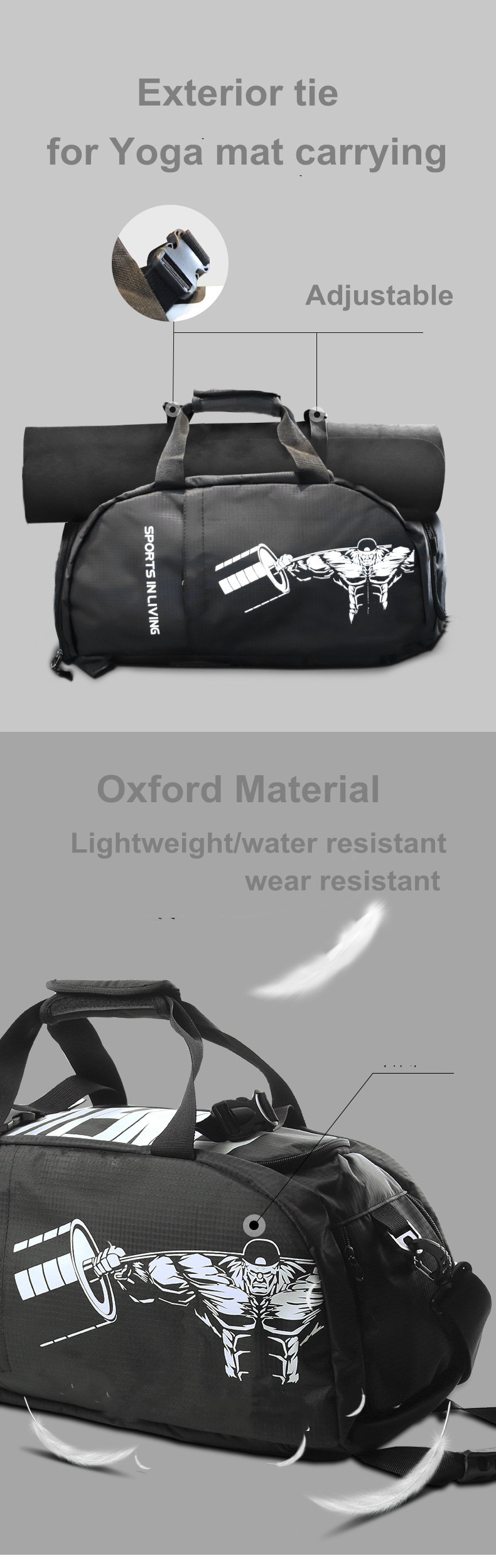 Water Resistant Sport Backpack