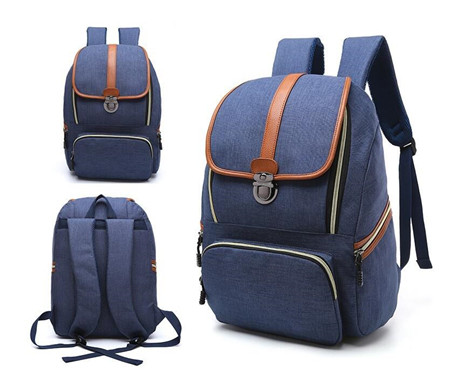 custom logo student backpack