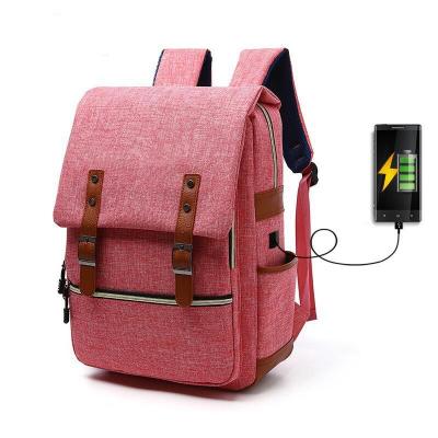 USB charge laptop backpack men women Travel Notebook