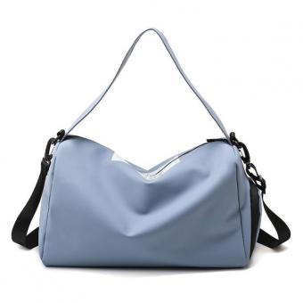  Candy Spring Color Travel Bag Shoes Compartment Shoulder Gym Sport Bag Water Resistant Unisex Yoga Bag - ORSTAR 